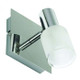 Stunning Modern White Shade Spotlight On Chrome Base 3000K Stunning Modern White Shade Spotlight On Chrome Base 3000K
